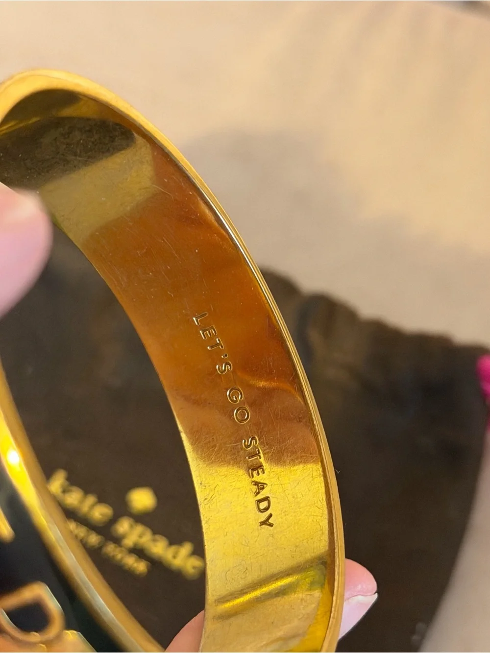Kate Spade “Boys Make Passes at Girls in Glasses” Bangle
